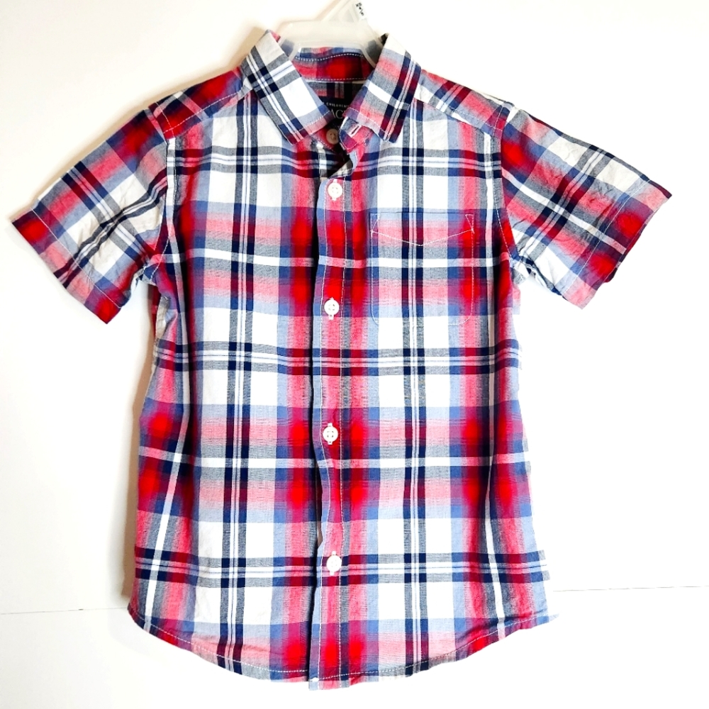 🩵The children's place boys button down shirt size: 4T